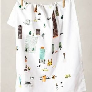 NWT Anthropologie NYC Dishtowel